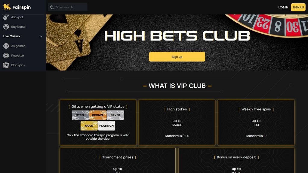 Análisis del Casino Online Fairspin (2026) | Clasificación de Jugadores y Nuestra Opinión Análisis del Casino Online Fairspin (2026) | Clasificación de Jugadores y Nuestra Opinión